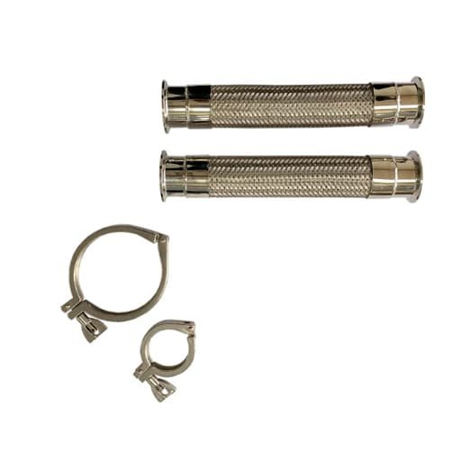 Tubos Flexíveis Inox com Terminais TRI-CLAMP